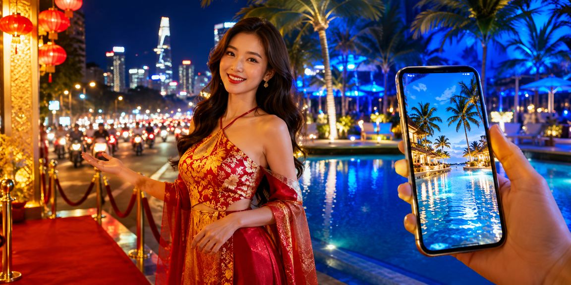 Người dùng trải nghiệm casino trực tuyến tại lễ hội TP Hồ Chí Minh